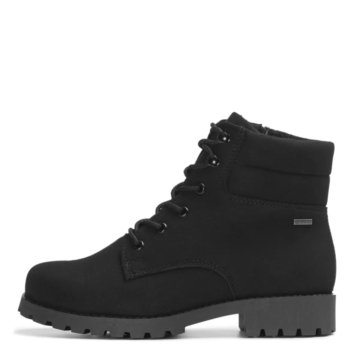 Pomarfin Oy Lace-Up Black Micro Suede (Blk S) Women Mutka Women's Vegan Gore-Tex® Ankle Boots