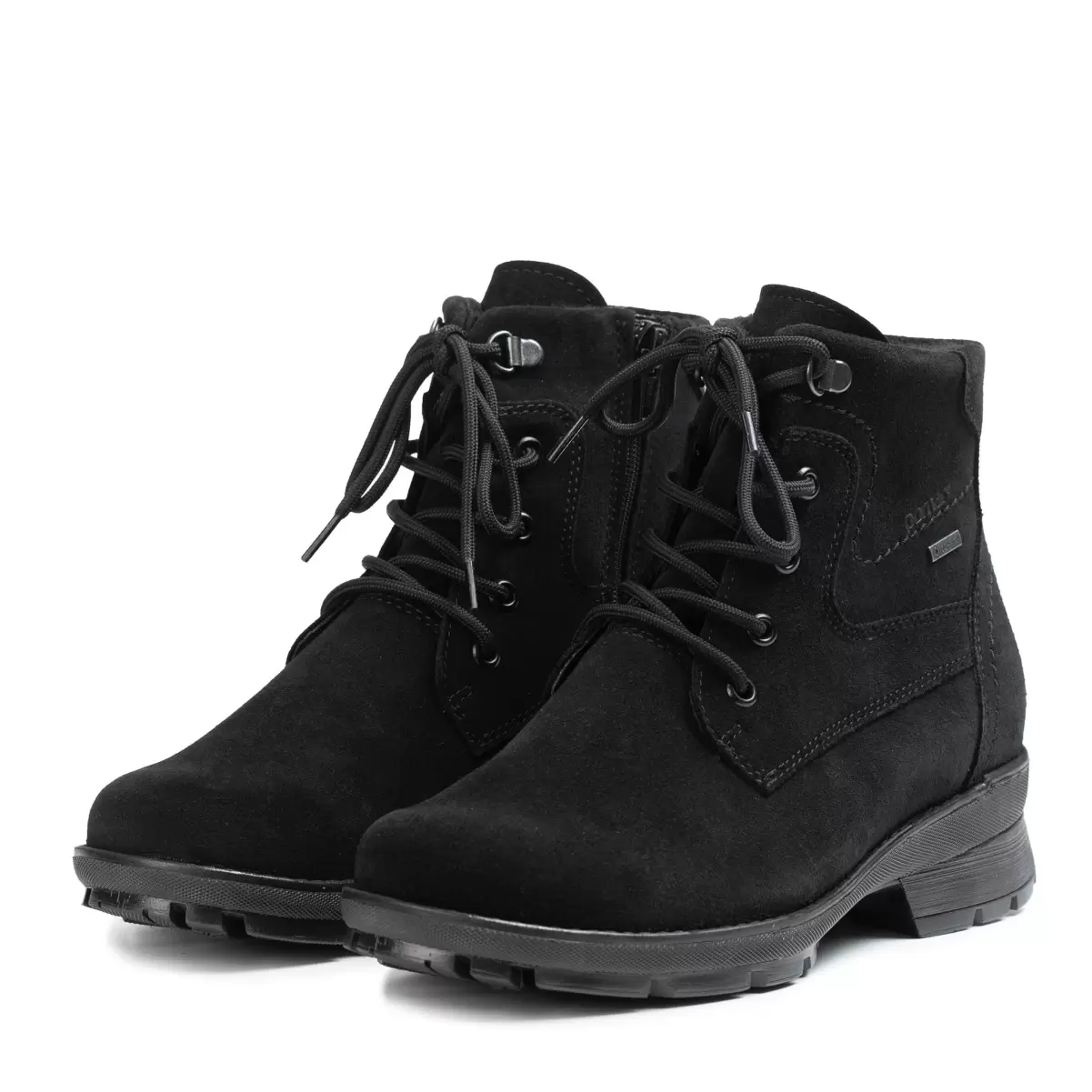 Black Suede/Felt L. Lace-Up Pomarfin Oy Women Piisku Women's Gore-Tex Ankle Boot - 3