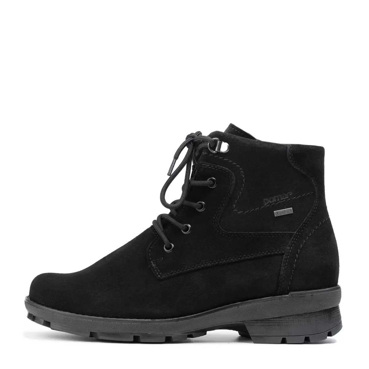 Black Suede/Felt L. Lace-Up Pomarfin Oy Women Piisku Women's Gore-Tex Ankle Boot