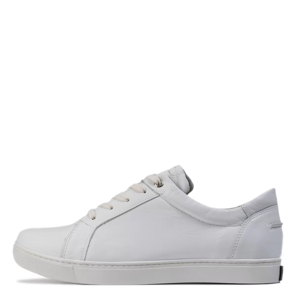 White Soft Nappa Aho Men’s Leather Sneakers Pomarfin Oy Sneakers Men