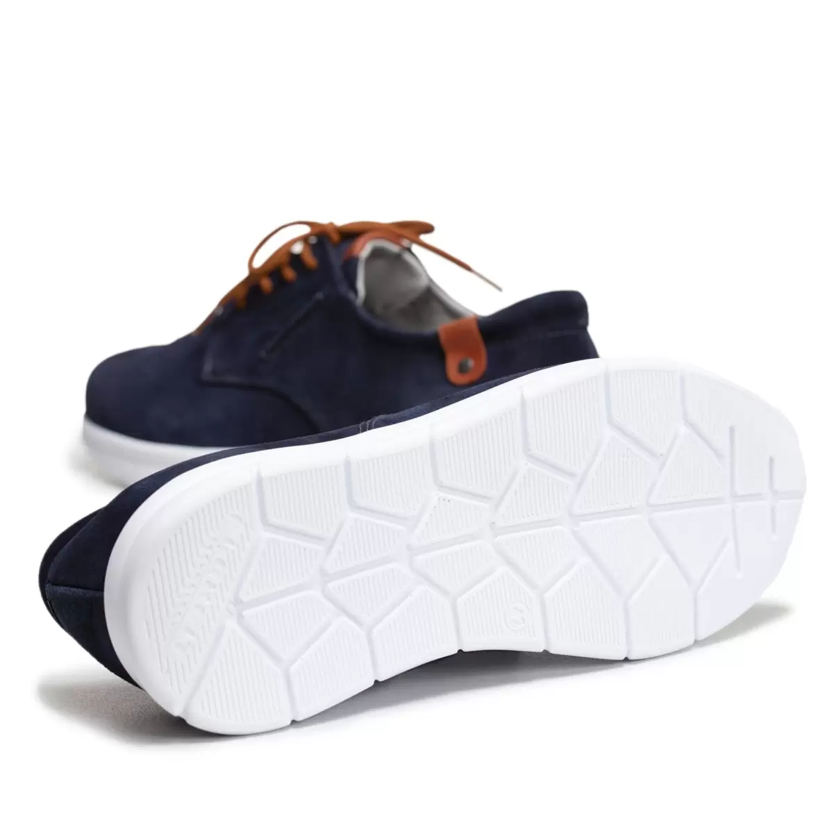 Men Ocean Suede/White Sole Sneakers Tikka Men´s Hybrid Sneakers Pomarfin Oy - 4