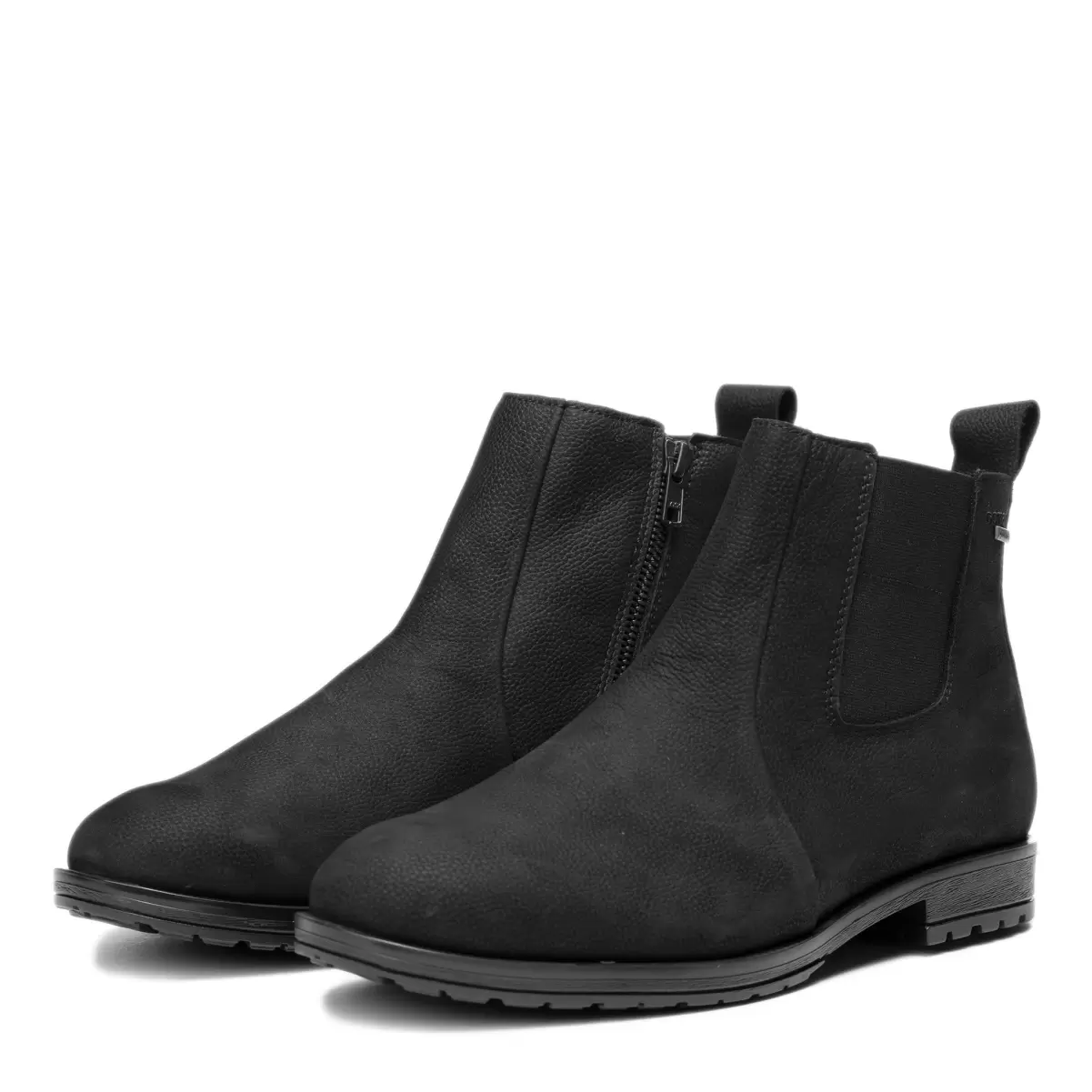 Men Pomarfin Oy Kaarre Men’s Gore-Tex® Chelsea Boots Ankle Boots Black Rugged Nubuck/5599 - 1
