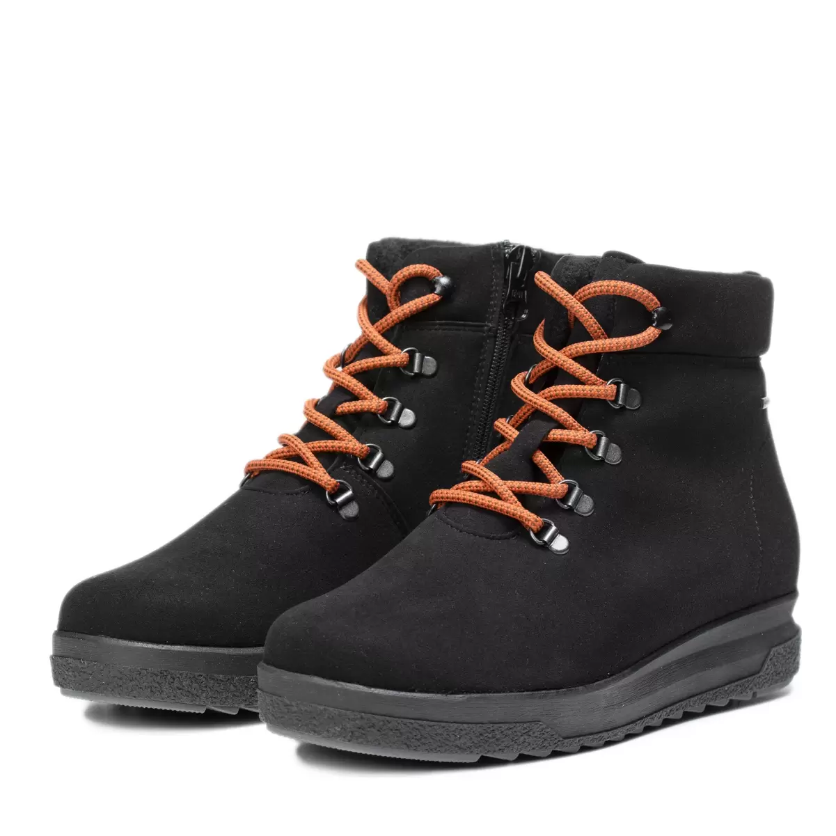 Pomarfin Oy Käpälä Men’s Vegan Gore-Tex® Winter Sneaker Winter Boots Black Micro Suede Men - 1
