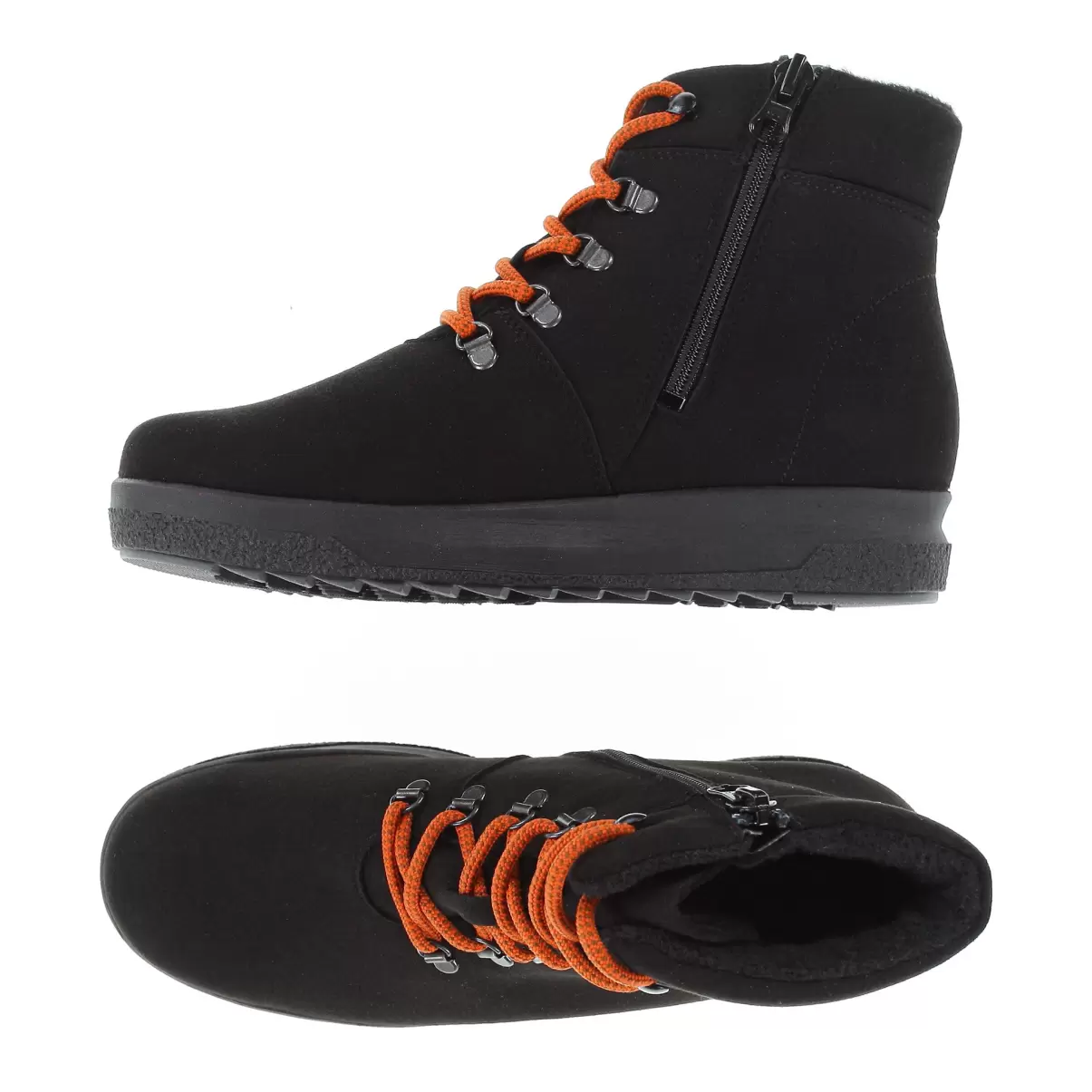 Pomarfin Oy Käpälä Men’s Vegan Gore-Tex® Winter Sneaker Winter Boots Black Micro Suede Men - 3