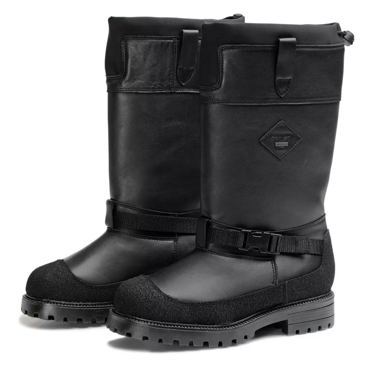 Black Nappa/Pu Men Pomarfin Oy Loimu Men's Gore-Tex® Warm Winter Boots Winter Boots - 1