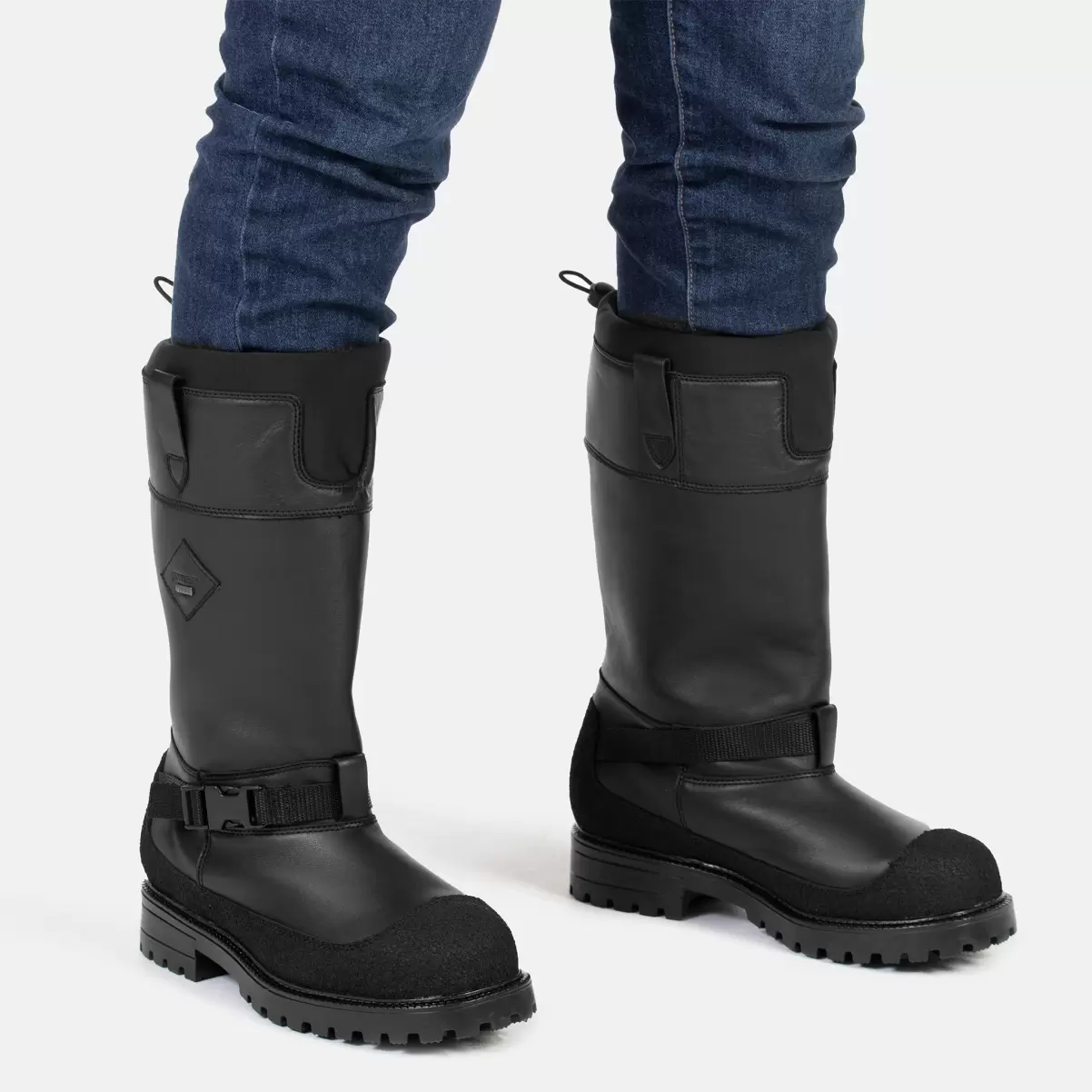 Black Nappa/Pu Men Pomarfin Oy Loimu Men's Gore-Tex® Warm Winter Boots Winter Boots - 2
