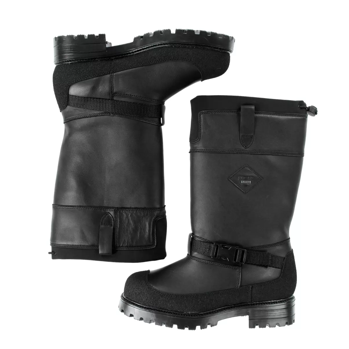 Black Nappa/Pu Men Pomarfin Oy Loimu Men's Gore-Tex® Warm Winter Boots Winter Boots - 3