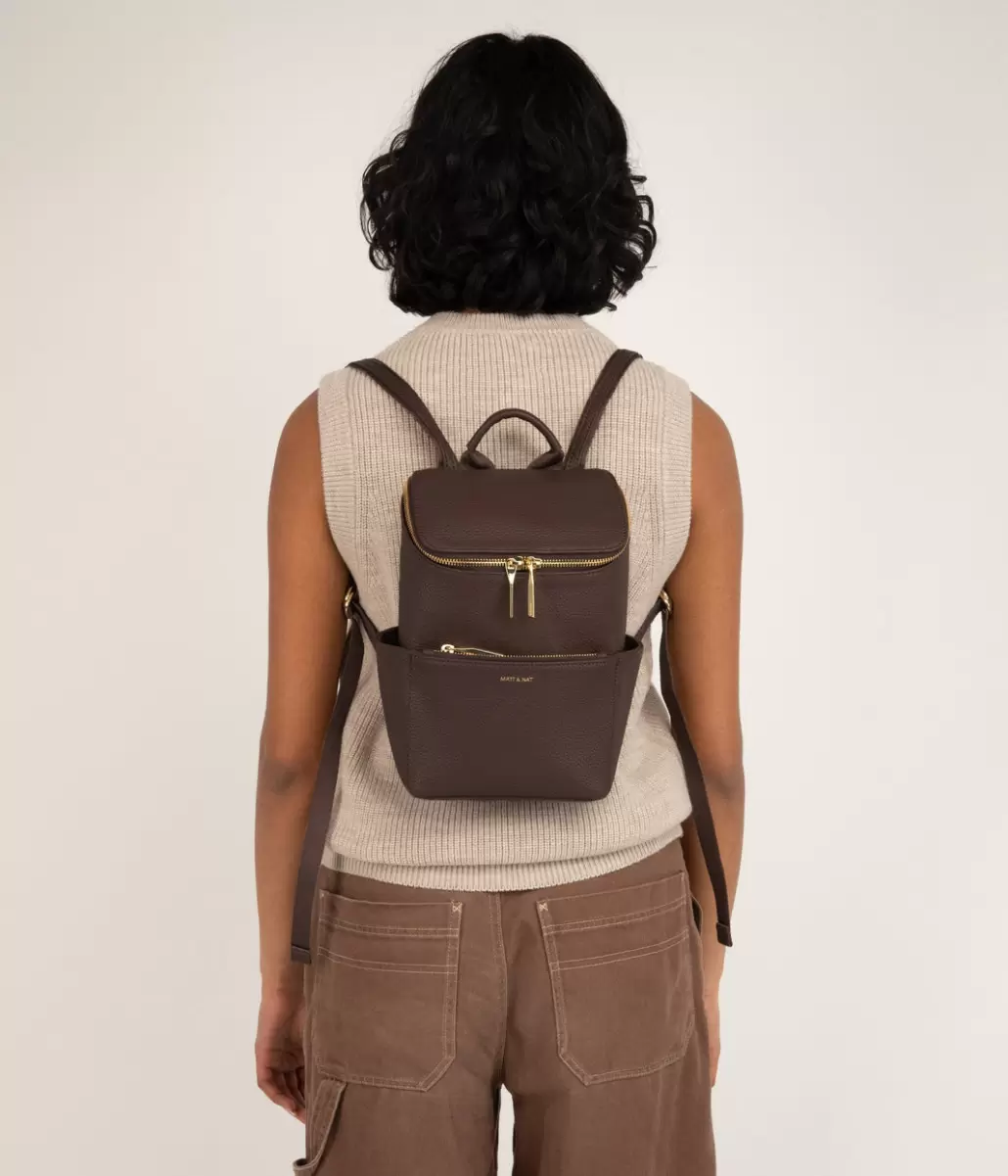 Violet Backpacks Women Bravesm Small Vegan Backpack - Purity Matt & Nat Innovative - 1