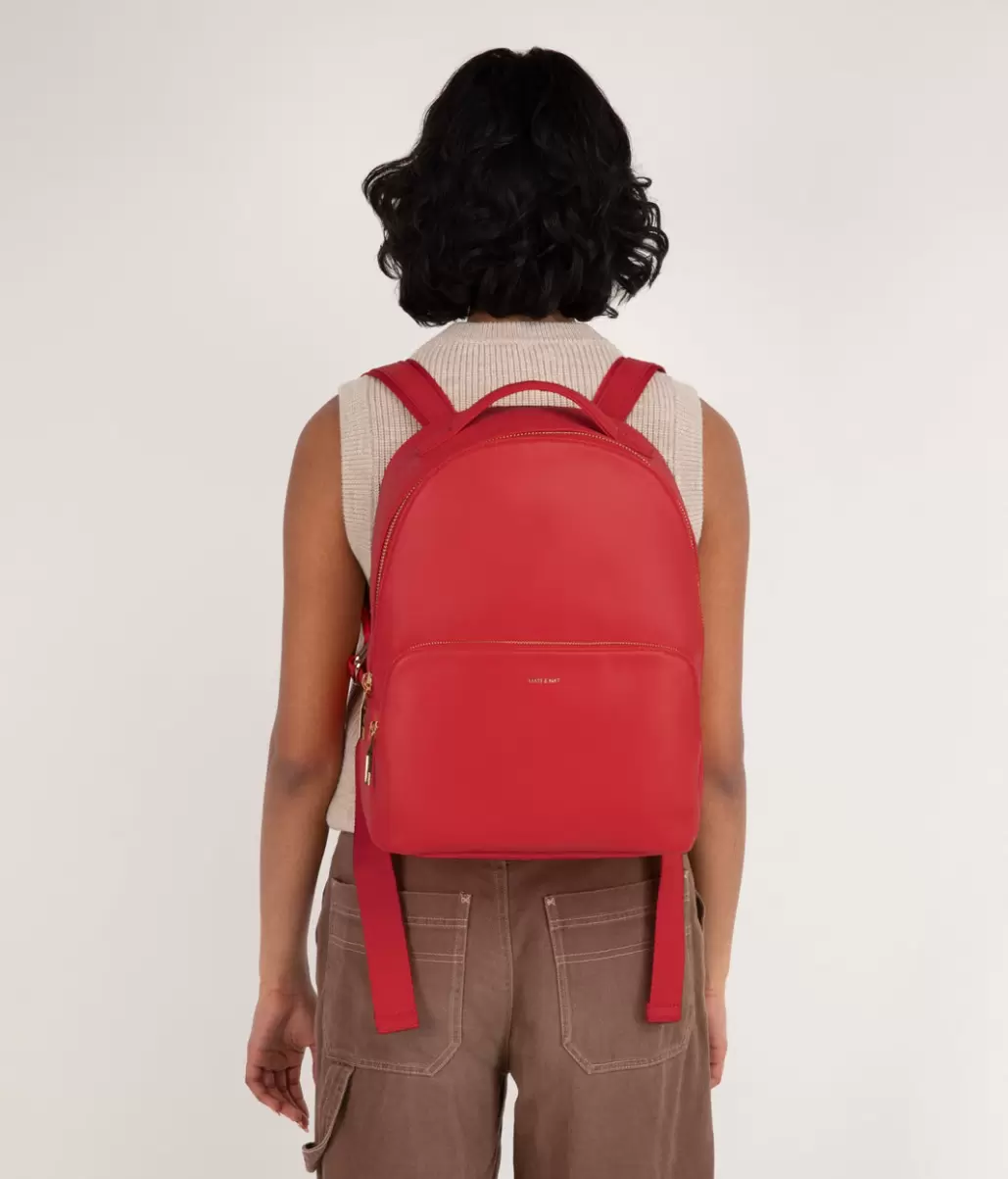 2024 Women Matt & Nat Espresso Caro Vegan Backpack - Sol Backpacks - 1