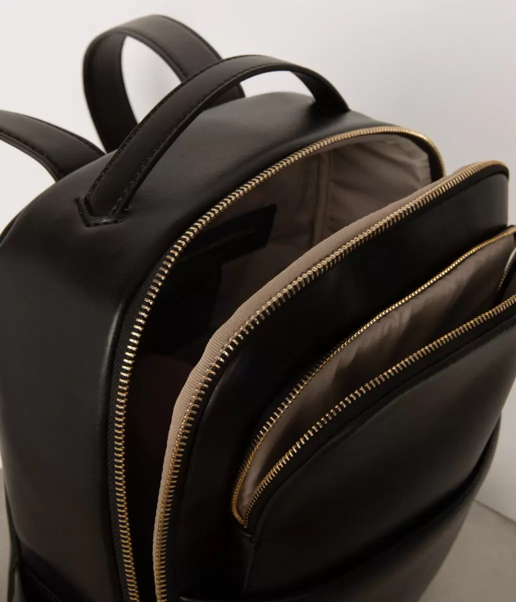Reliable Black Backpacks Matt & Nat Marie Vegan Backpack - Appleskin™ Women - 3
