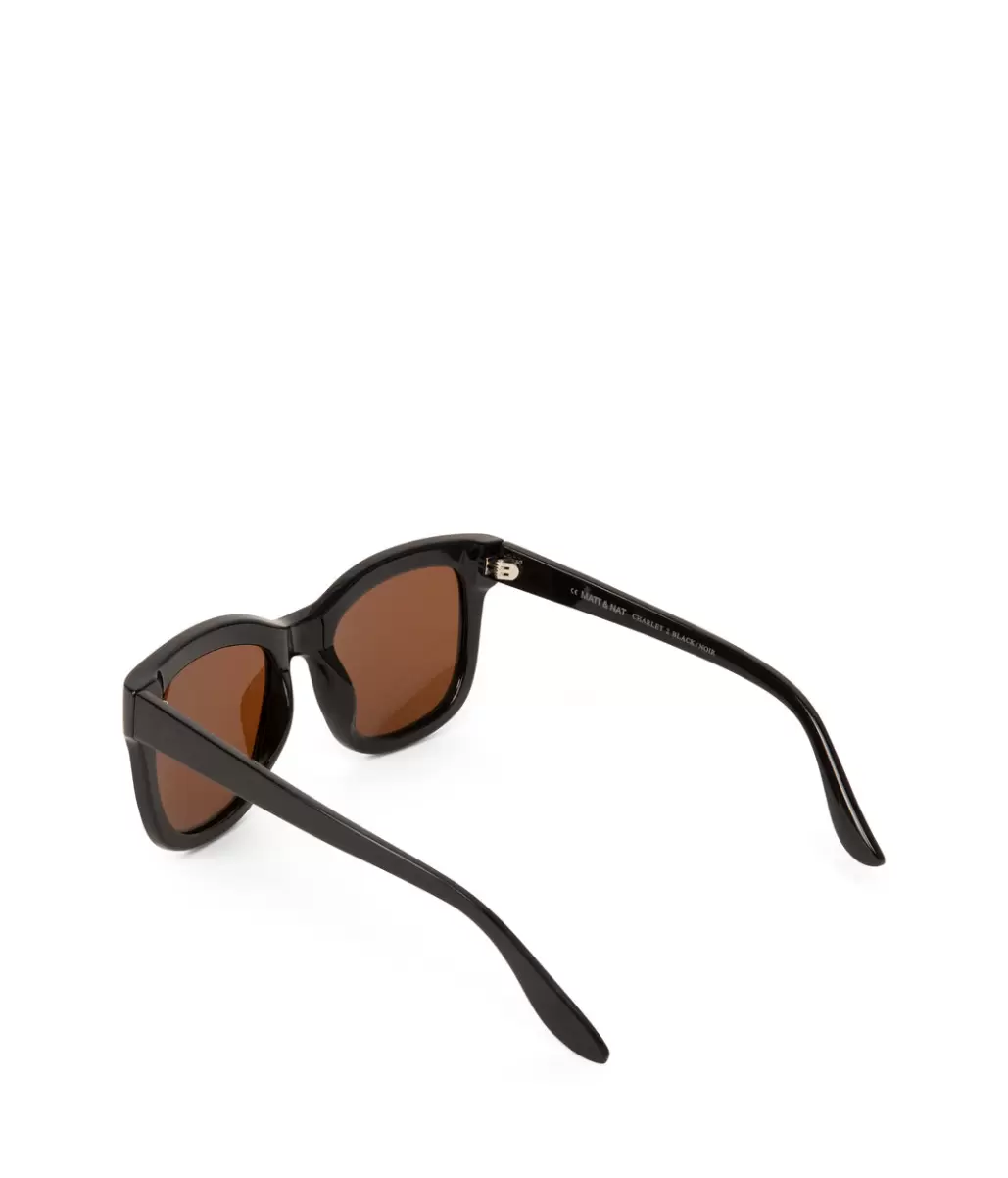 Matt & Nat Sunglasses Women Charlet-2 Recycled Wayfarer Sunglasses Elevate Black - 4