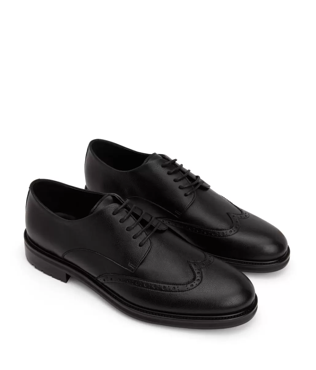 Matt & Nat Footwear Men Gabe Men's Vegan Oxford Shoe Black Sturdy - 3