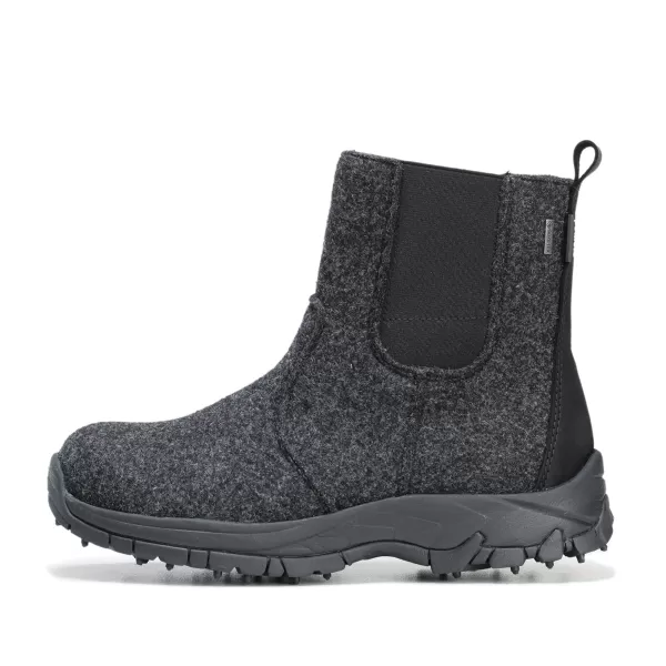 Women Pomarfin Oy Metso Women's Gore-Tex® Spike Winter Boots Granit Felt/Black Waxy/Spike S Chelsea