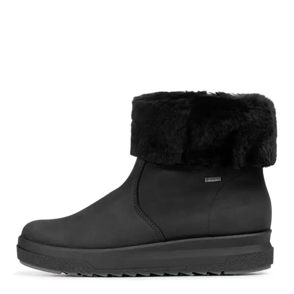 Women Classic Paljakka Women's Gore-Tex® Winter Boots Pomarfin Oy Black Nubuk/Double-Face(Fur L)