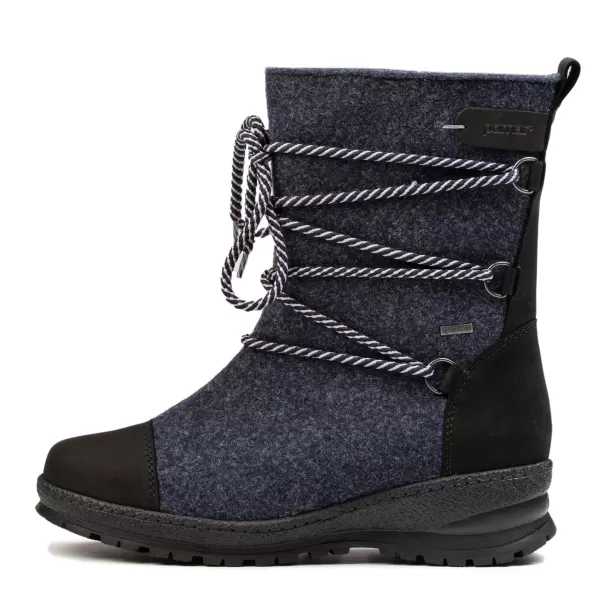 Koli Women´s Xw Gore-Tex® Felt Boots Stormy Felt/Black Waxy Leather Pomarfin Oy Mid-Length Women