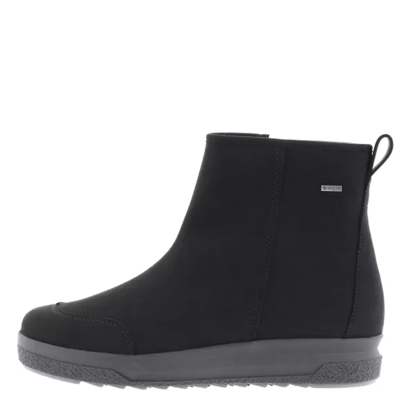 Ruska Men's Vegan Gore-Tex® Winter Boots Pomarfin Oy Black Micro Suede/Felt Lining Men Winter Boots