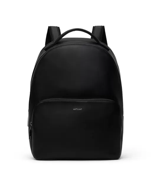 Black Caro Vegan Backpack - Sol Matt & Nat Top Backpacks Women