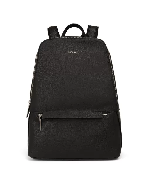 Black Matt & Nat Backpacks Women Easy-To-Use Elise Vegan Backpack - Purity