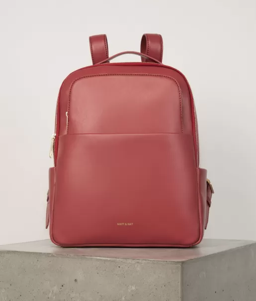 Women Backpacks Marie Vegan Backpack - Appleskin™ Matt & Nat Charm Quality