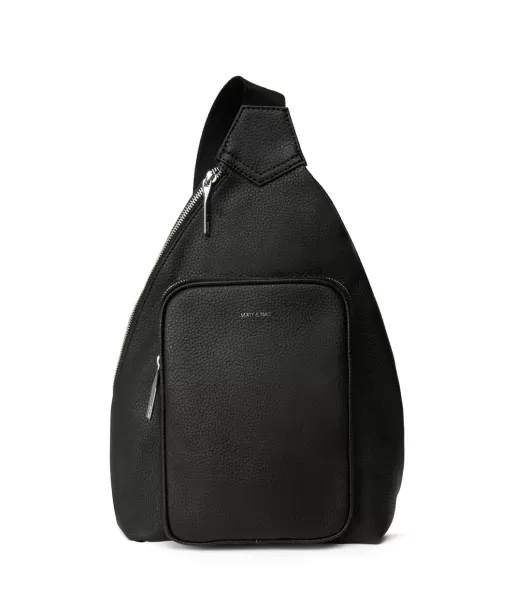 Orv Vegan Sling Bag - Purity Women Backpacks Matt & Nat Black Inexpensive