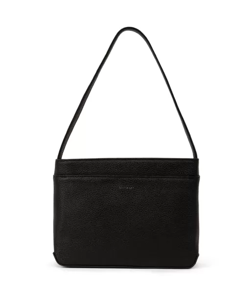 Black Luisa Sustainable Vegan Shoulder Bag - Purity Clearance Women Shoulder Bags Matt & Nat