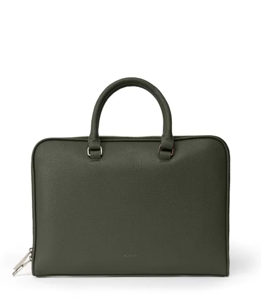 Holder Slim Vegan Briefcase - Purity Matt & Nat Briefcases Women Forest Reliable