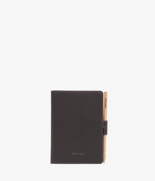 Sleeves Magistralsm Small Vegan Notepad Cover - Vintage Charcoal Cost-Effective Women Matt & Nat