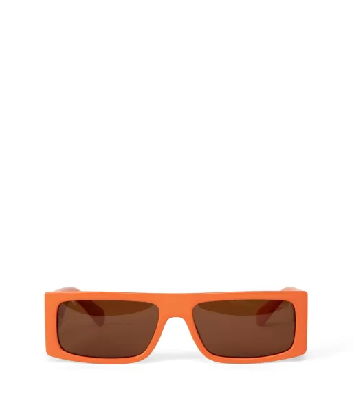 Orange Cutting-Edge Matt & Nat Sunglasses Women Sawai-2 Recycled Rectangle Sunglasses