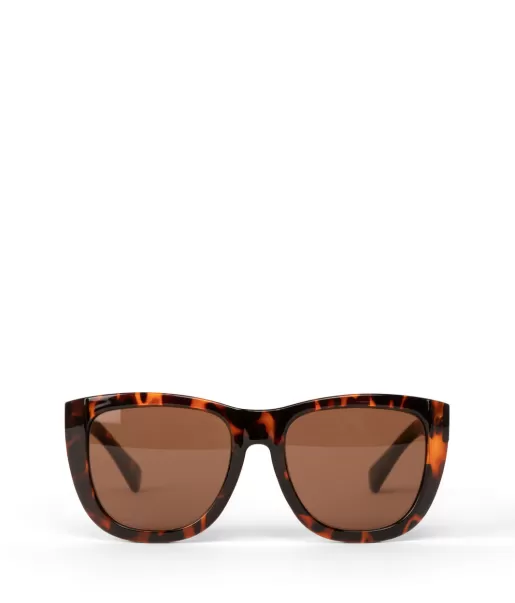 Sava-2 Recycled Wayfarer Sunglasses Affordable Matt & Nat Sunglasses Brown Women