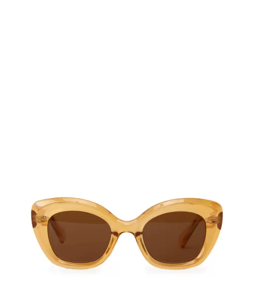 Mustard 2024 Women Rakel-2 Recycled Cat-Eye Sunglasses Matt & Nat Sunglasses