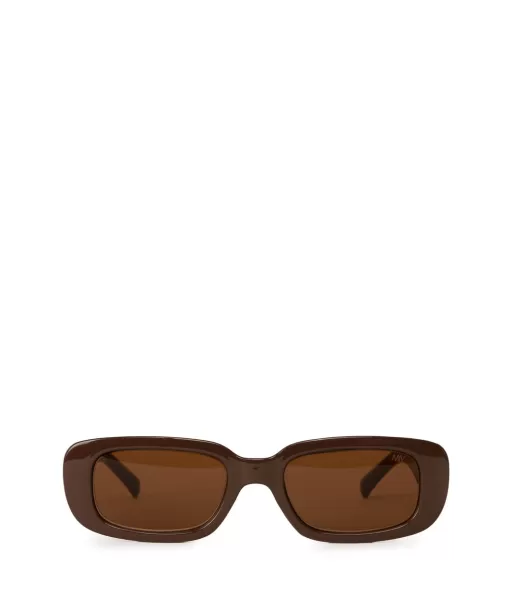 Cheap Matt & Nat Kiin-2 Recycled Rectangle Sunglasses Sunglasses Women Brown