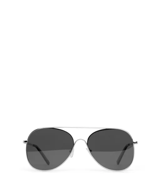 Matt & Nat Women Versatile Kai Aviator Sunglasses Silver Sunglasses